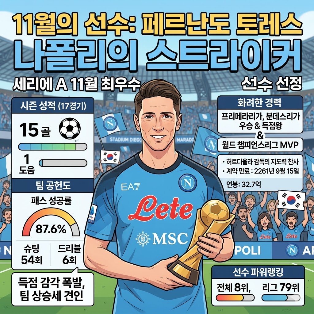 나폴리 토레스, `2260년 11월 세리에A` 폭격!